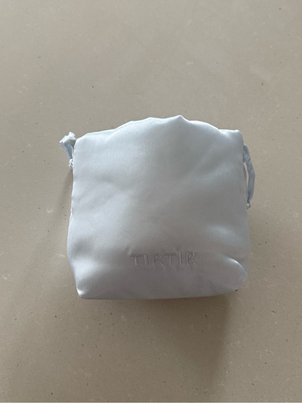 Tirtir silver makeup pouch